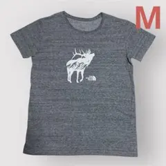 ザノースフェイス M アニマルプリント Tシャツ Mグレー