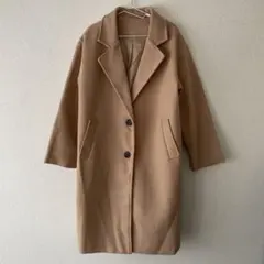 ベージュ チェスターコート