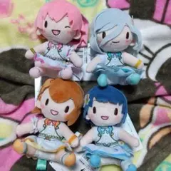 4個セット　プロジェクトセカイ壊れたセカイと歌えないミク　ふわぷちミニぬいぐるみ