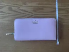 【美品】kate spade NEW YORK長財布ピンク（中古美品）