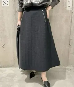 ジャーナルスタンダードレサージュ　完売品　キルティングジャガードフレアスカート