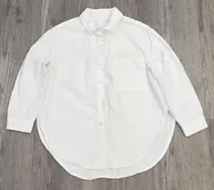 S123 ZARA ザラキッズ 長袖 シャツ ブラウス ホワイト 130㎝