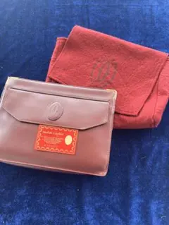 【ギャランティカード付】Cartier カルティエ クラッチバッグ マストライン