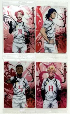 ブルーロック ウエハース5 ノーマル　4枚セット①