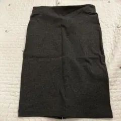 UNIQLO ダークグレー タイトスカート M ペンシルスカート