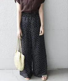 SHIPS any 〈洗濯機可能〉 ドットイージーセミワイドパンツ 36