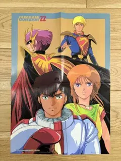 機動戦士ガンダムZZ　バンダイビジュアル ラインアップ 非売品ポスター２点セット Yahoo!オークション - [Vintage] [New] [Delivery Free]1986