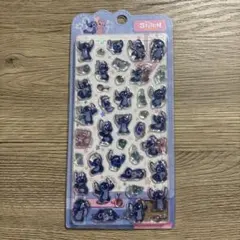 新品　スティッチ　ディズニーシール　ボンボンドロップ3Dステッカー　当日発送可能