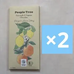 People Treeピープルツリーチョコレートオーガニック　オレンジ＆レモン2のサムネイル