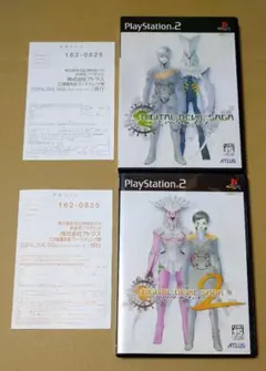 ハガキ付 DIGTAL DEVIL SAGA アバタールチューナー PS2セット