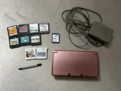 【美品】動作確認済み　3DS セット　ピンク マリオカート　スマブラ