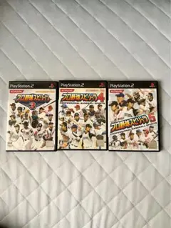 動作○ プロ野球スピリッツ3・4・5 セット　プレステ2 PS2 ゲームソフト