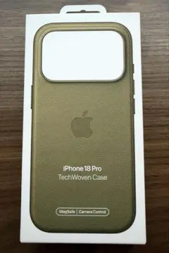 【未使用】Apple iPhone 18 Pro テックウーブンケース　オリーブ