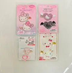 限定】ハローキティ展 シークレット前髪クリップ りぼん 8個セット