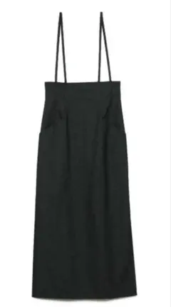 新品 スタイルヴォイス サスペンダー付きデニムハイウエストタイトスカート