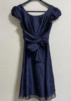 ワンピース　パーティドレス　ネイビー　サイズ38