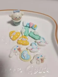 E【300円 デコパーツ 11個】プラパーツまとめ売り