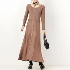 ※期間限定値下げ【完売品】ラメ二重臼ニットワンピース