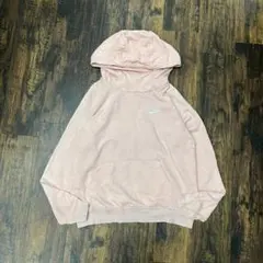 Nike フード付きパーカー ピンク S 古着 ラグランスリーブ