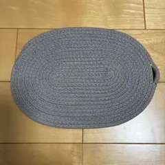 無印良品　ロープ編み 鍋敷き グレーのサムネイル