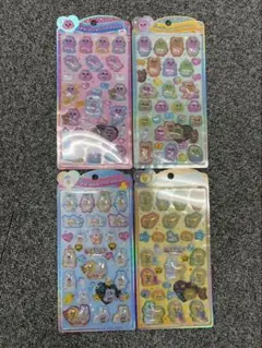 も*ち様 うるちゅるポップシール おぱんちゅうさぎ4枚セット 多さ