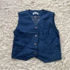デニム　ベスト