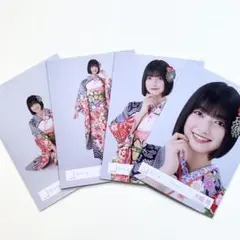 櫻坂46 生写真　2025年　振袖　4種コンプ　大園玲