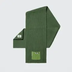 【新品未開封】　ユニクロ　アニヤハインドマーチ　マフラー　緑　ヒートテックニット