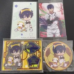 ブルーロック RASCALコラボ ウエハース オリヴァ・愛空 アクスタ 缶バッジ