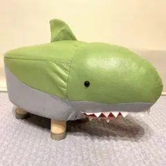 新品タグ付★サメの椅子 SharkChair 2 グリーン スツール オットマン