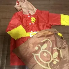 アンパンマン キッズ レインコート　マント付き