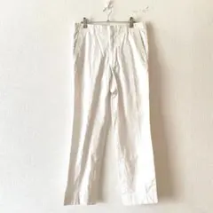 ☆【ルシアンペラフィネ】カジュアルパンツ 綿100％ サイドスカル刺繍 ドクロSのサムネイル
