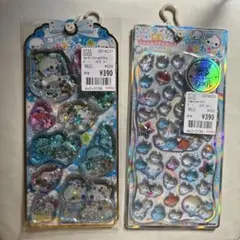 ぷくぷくあわわちゃん　シール 2点セット