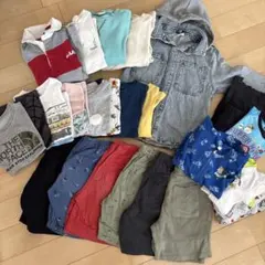 キッズ男の子　120〜130cmまとめ売りハーフパンツ　Tシャツ