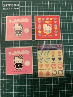 【レア？】ハローキティ レトロシール 6枚セット +オマケ4枚