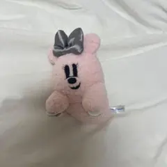 ディズニーハロウィン 2024 おばけ【ピンク】肩乗せ ぬいぐるみ クリップ付き