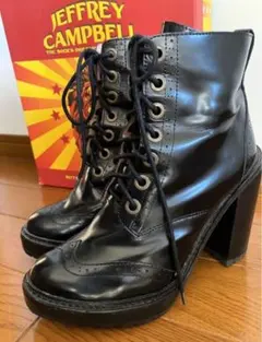 JEFFREY CAMPBELL レースアップ　ワーク　　ブーツ 39