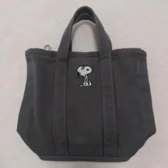 スヌーピー トートバッグ カーキ　スヌーピーミュージアム