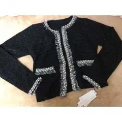 セシルマクビー ラメニット ジャケット