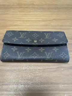 ※ジャンク　Louis Vuitton モノグラム 長財布　難あり