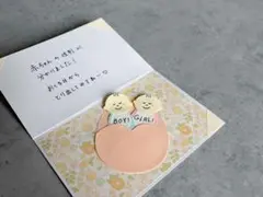 ジェンダーリビールカード 赤ちゃん性別発表
