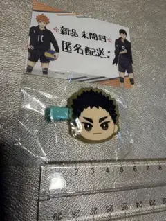 【店頭完売】ハイキュー　ガチャ　ヘアピン　前髪　クリップ　岩泉　一