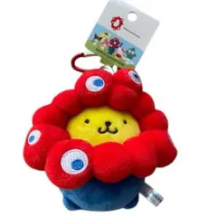 新品未使用　EXPO2025　ミャクミャク　ポムポムプリン　カラビナ付ぬいぐるみ
