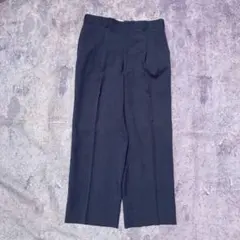 00's vintage スラックス パンツ ネイビー 薄手 秋 アーカイブ