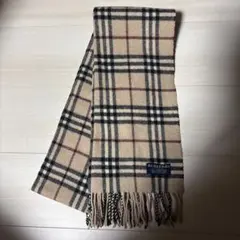 BURBERRY チェック柄 マフラー 100%ラムウール
