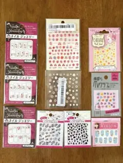 【新品・未使用】ネイルシール10点セット