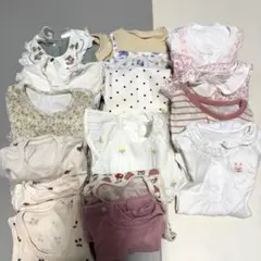 ベビー服　まとめ売り　ロンパース　70 80 女の子