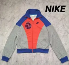 【NIKE】ナイキ ジップアップ スウェットジャージ トラックジャケット M相当