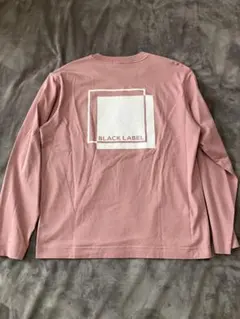 バーバリーにブラックレーベルクレストブリッジCBロゴ長袖Tシャツ　サイズM