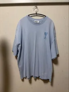 ami alexandre mattiussi ロゴTシャツ ライトブルーのサムネイル